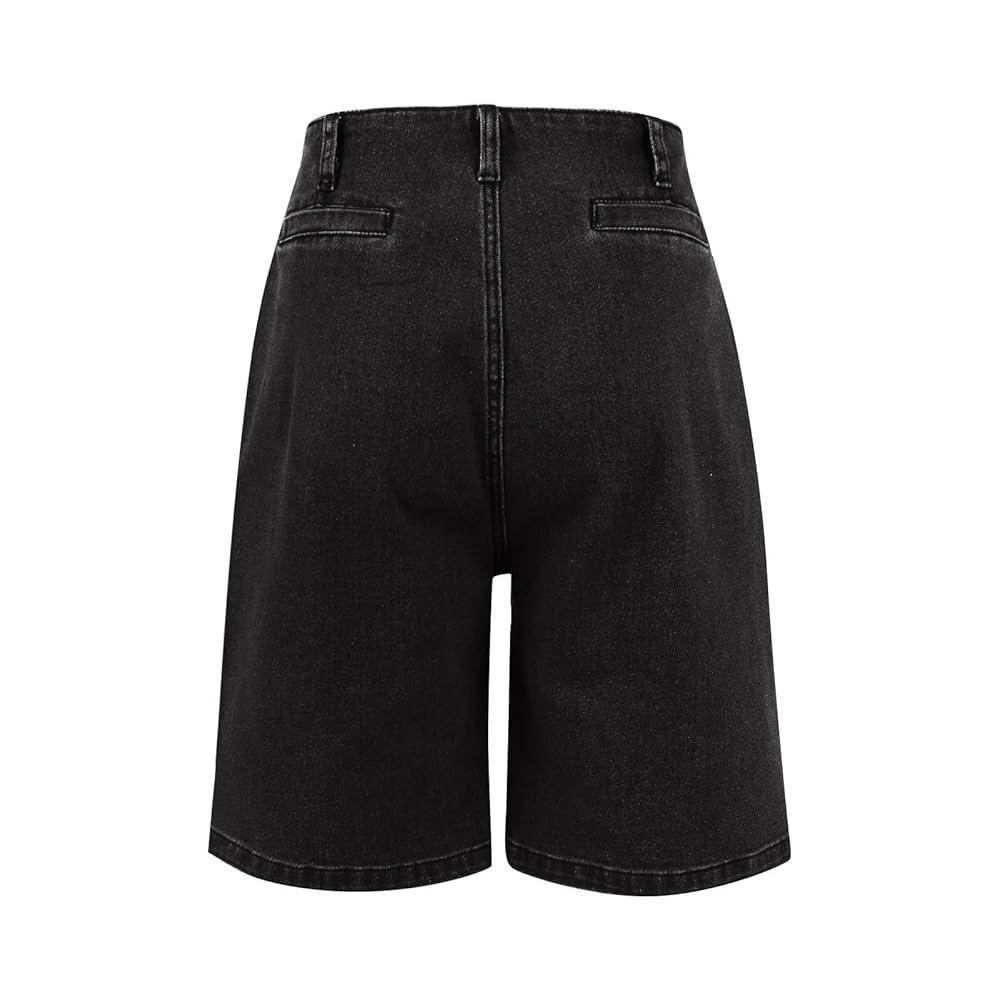 Amazon.com: Jean Shorts Womens High Waisted Mid Thigh Wide